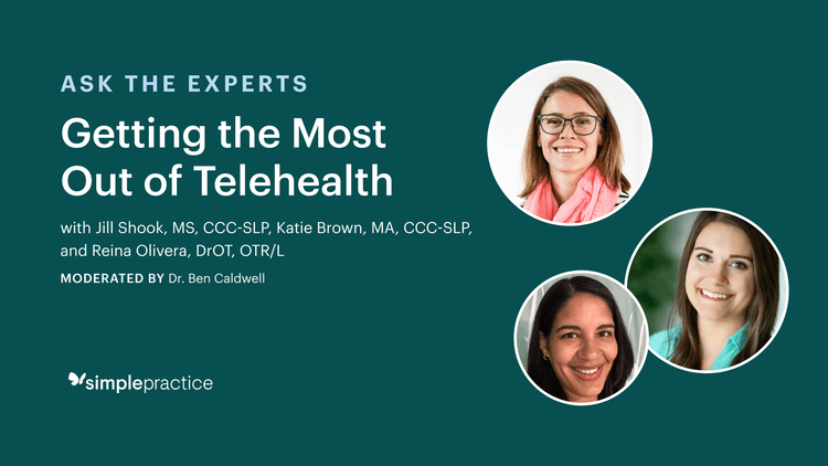 OT/SLP Telehealth Best Practices