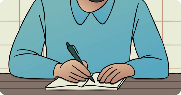 illustration of counselor using SOAP notes counseling documentation
