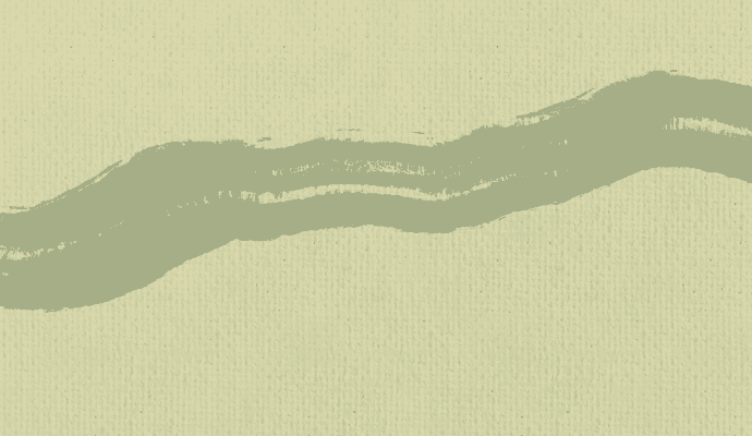 A dark green line on a lighter green background.