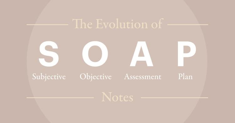 evolution of soap, subjective objective assessment plan