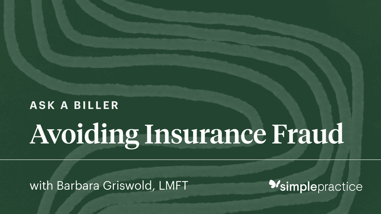 Avoiding insurance fraud