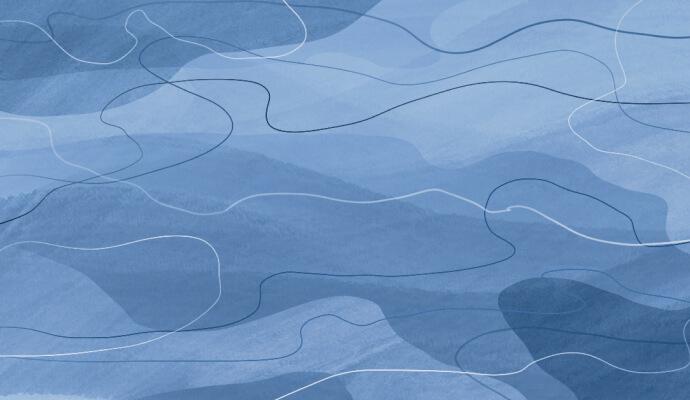 A collage of blue ripples.
