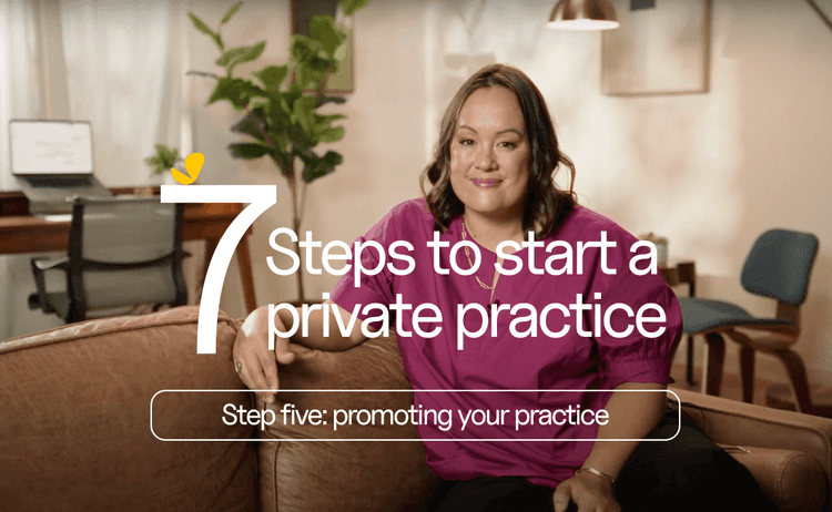 Kelley Stevens speaking at webinar on promoting your practice