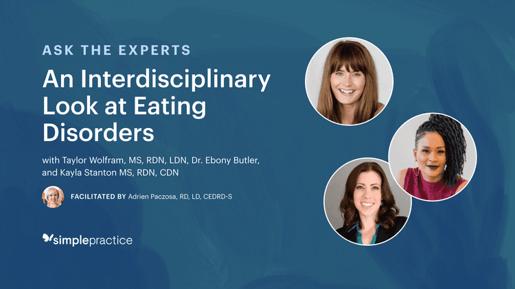 SimplePractice Eating Disorders
