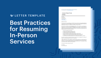 simplepractice template letter for returning to the office in person during covid