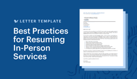 simplepractice template letter for returning to the office in person during covid