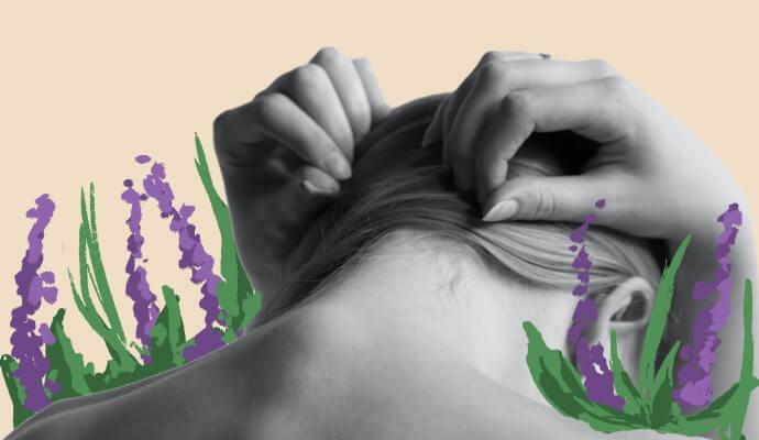 woman and flower art symbolizing acupuncture for infertility post