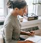 woman creating patient intake form for simplepractice software integration