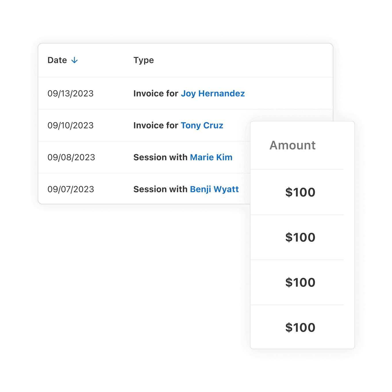 attendance, balances, and reports by simplepractice