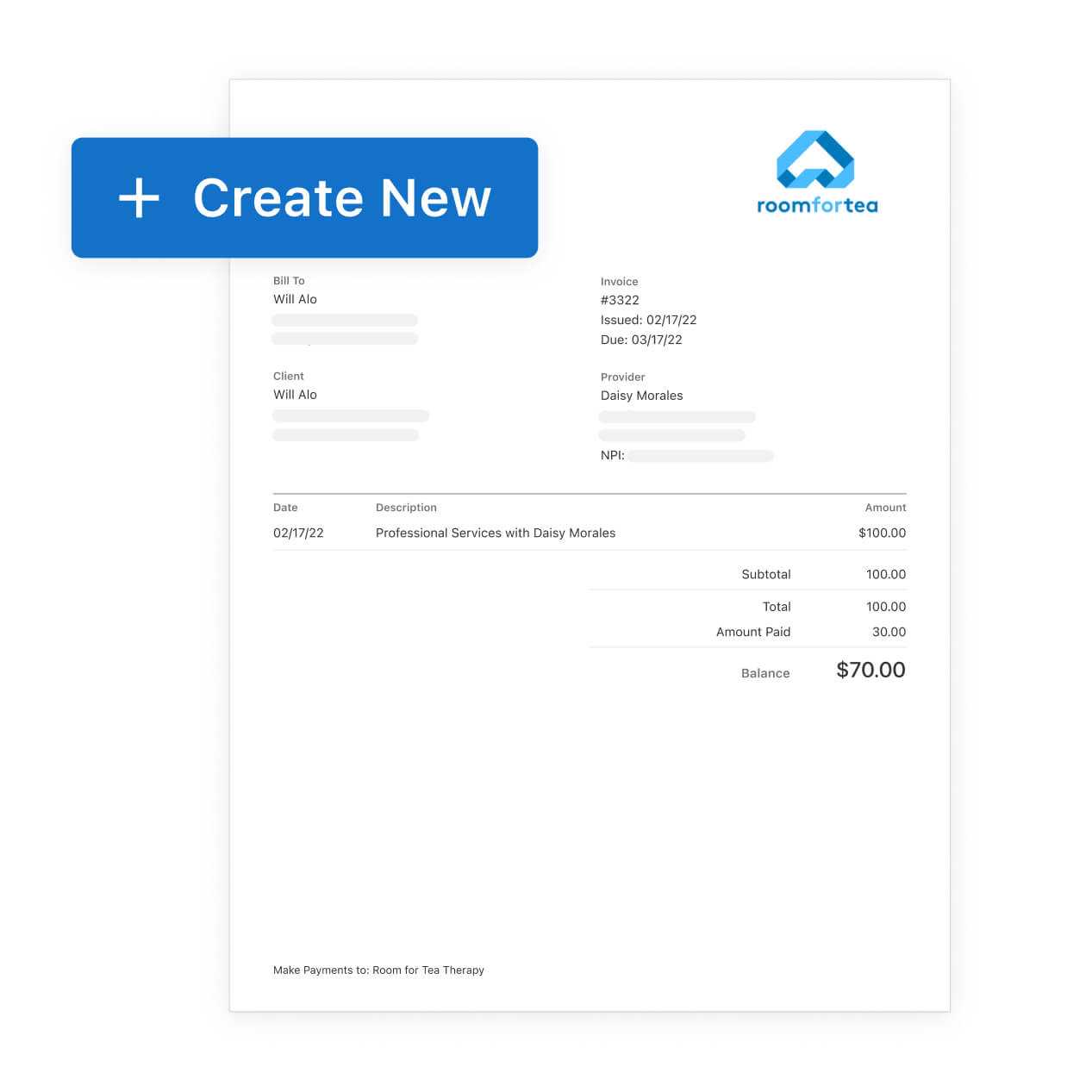 Create billing documents in seconds