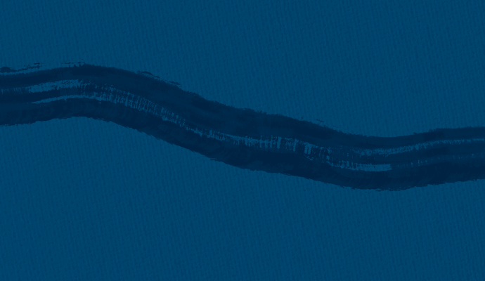 A dark blue abstract watercolor.