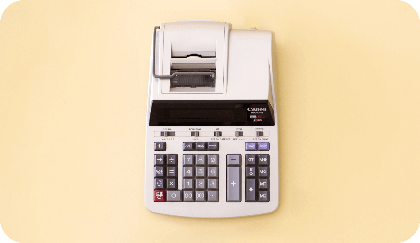 An adding machine for therapists wondering what to include in their fee schedules